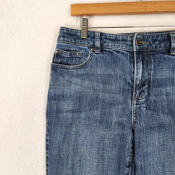 Chicos Jeans Womens .5 Blue 6 Bootcut Platinum Ultimate Fit Stretch Denim Casual - Picture 2 of 11